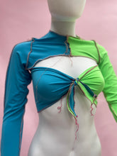 Load image into Gallery viewer, Blue & Green Bolero