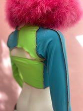 Load image into Gallery viewer, Blue & Green Bolero