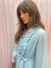 Load image into Gallery viewer, Thelma Blue Vintage Dressing Gown