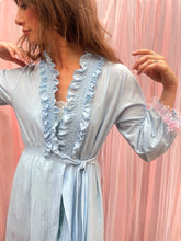 Load image into Gallery viewer, Thelma Blue Vintage Dressing Gown
