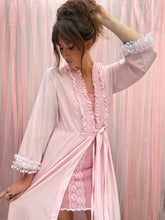 Load image into Gallery viewer, Louise Baby Pink Vintage Dressing gown
