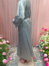 Load image into Gallery viewer, Gloria Blue Silky Long Vintage Gown
