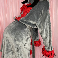 Load image into Gallery viewer, Grey Fluffy Devil Gown
